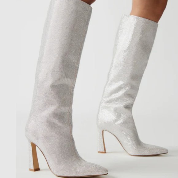 STEVE MADDEN RHINESTONE BOOTS - Picture 6 of 7